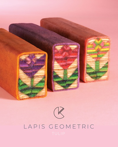 【 Kitchen Confidante 】郁金香图形千层糕 Tulip Lapis  Geometry